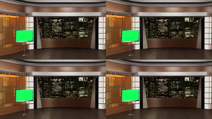  HD高清虚拟直播间演播室动态背景Studio29