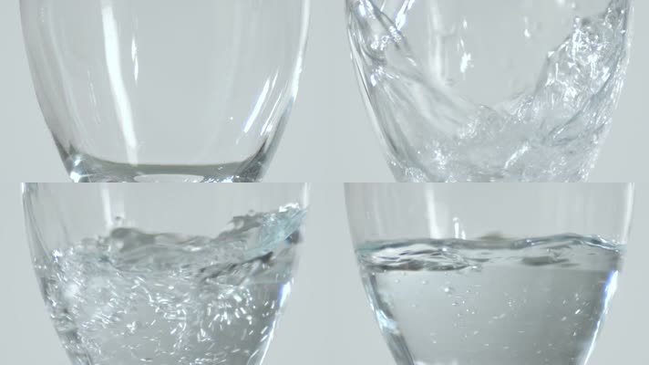 玻璃杯 水 倒水 饮水  