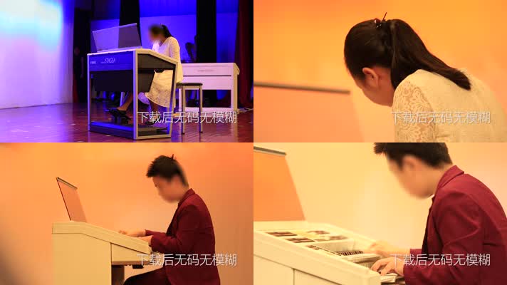 学生电子琴表演