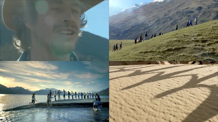 手牵手 团结 关爱 团结就是力量  