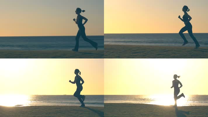 跑步 锻炼 正能量 奔跑 放松运动  