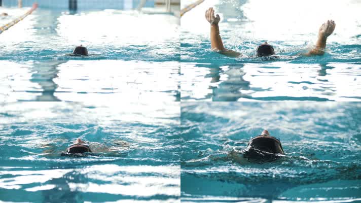 专业游泳 训练 优美泳姿  