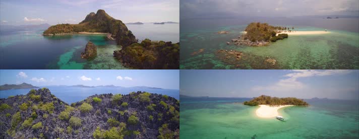 4K航拍菲律宾巴拉望省旅游宣传片
