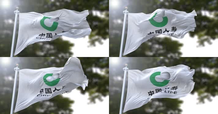 【4K】中国人寿保险（集团）公司旗帜A