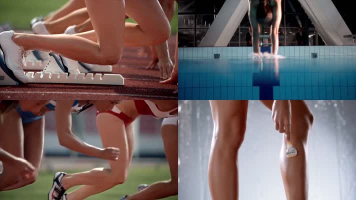 维纳斯奥运体育竞赛广告素材