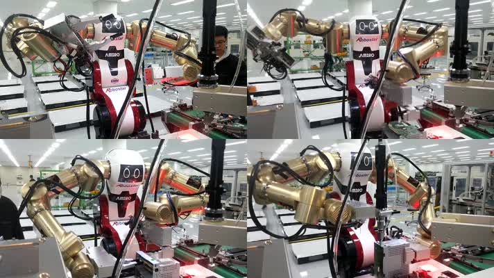 智能工业机器人展示