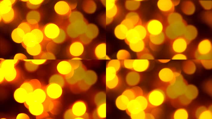 金色粒子光斑led背景视频