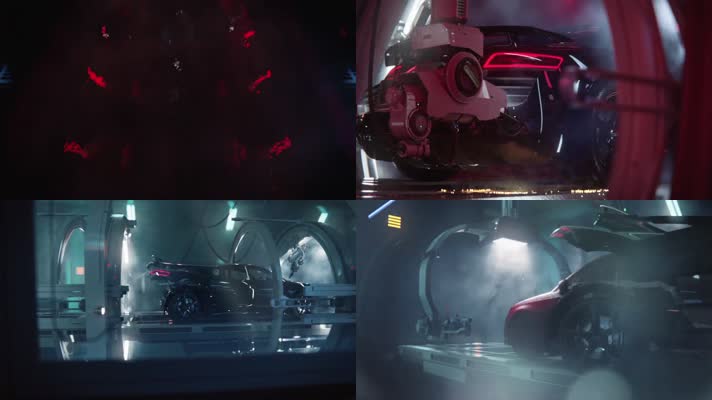 超酷汽车宣传唯美大气汽车cg动画