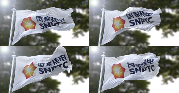 【4K】国家核电技术公司旗帜B