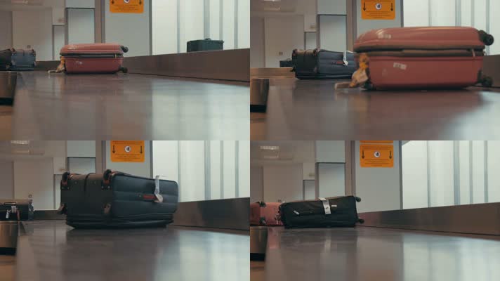 机场 行李托盘 行李传送带  