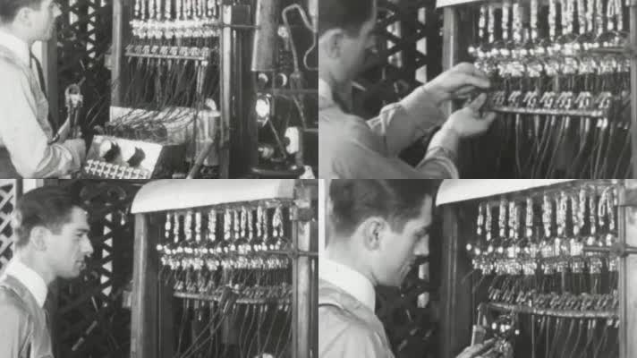 30年代真空管时代的电话通信业