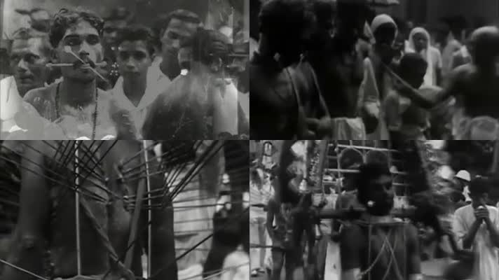 50年代印度人体穿刺艺术