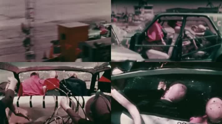 60年代汽车碰撞实验