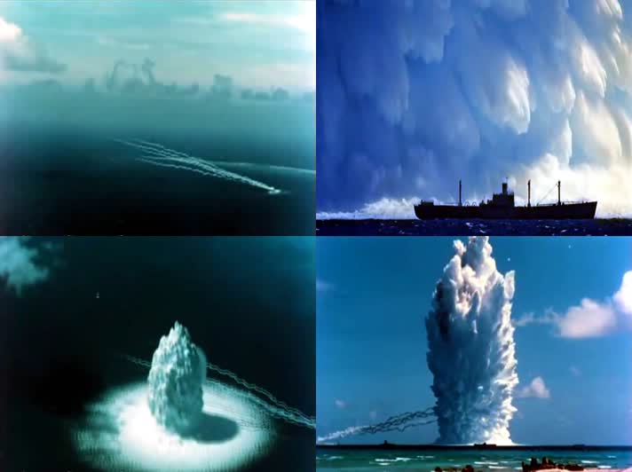首次水下核实验引起的海啸
