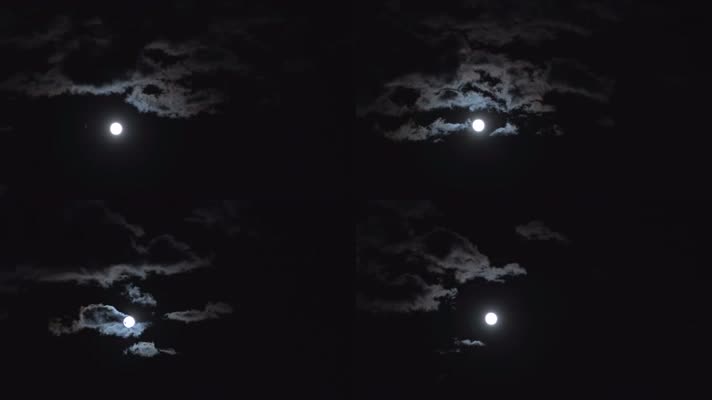 月亮之上 意境素材 月光 