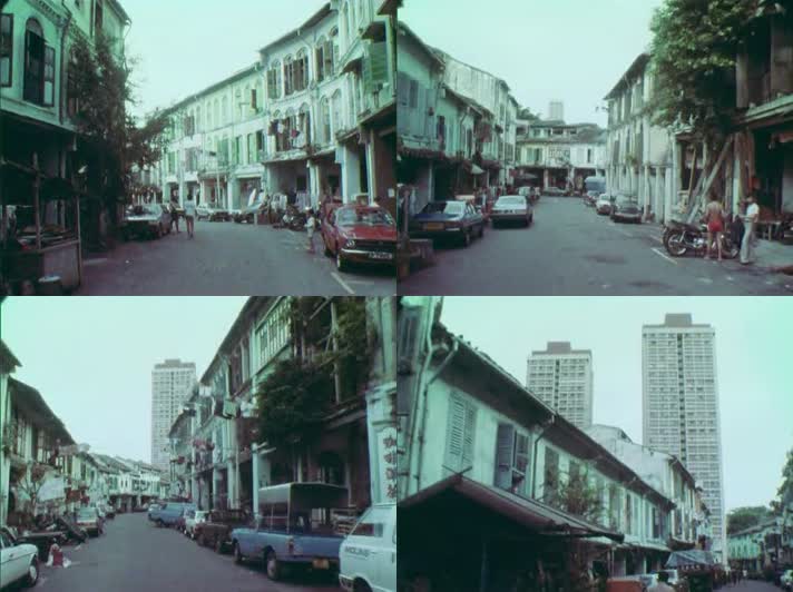 80年代改革开放初期上海一老街