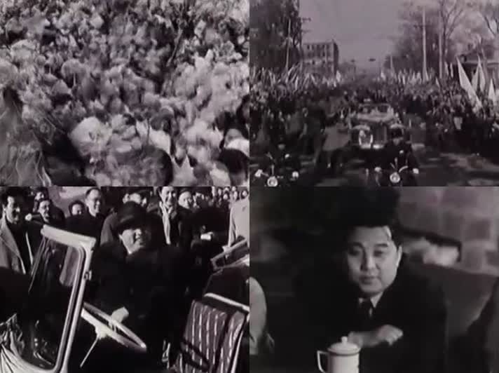 60年代周总理访问朝鲜