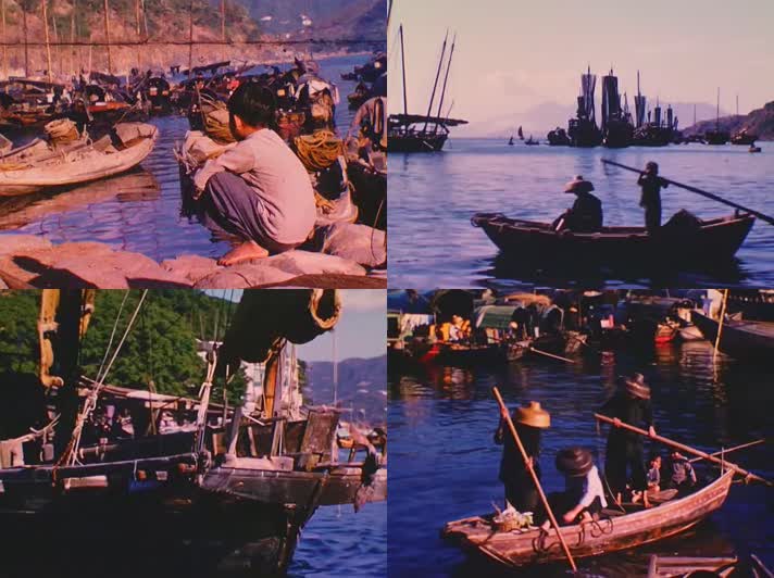 50年代香港铜锣湾-维多利亚港湾
