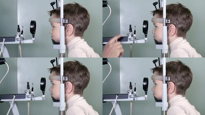 孩子检查眼睛视力2
