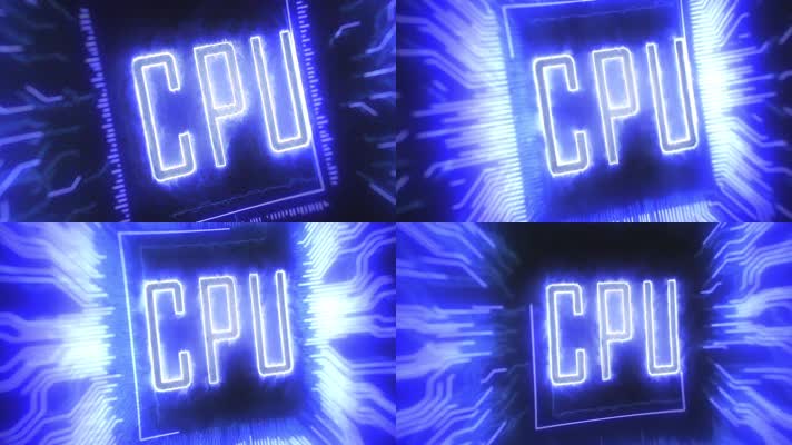 计算机cpu处理器芯片集成电路