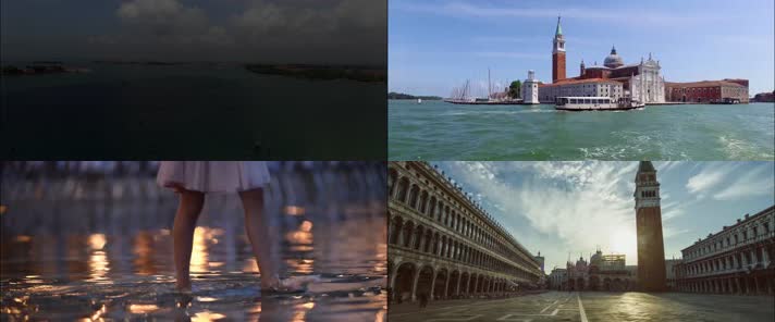 航拍意大利威尼斯城市宣传片