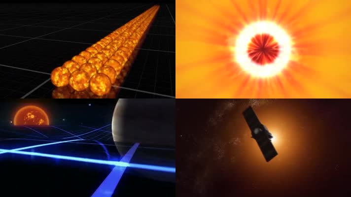 黑洞宇宙天文星系人造卫星飞船穿越星球粒子