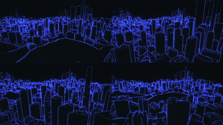 全息科幻城市模型