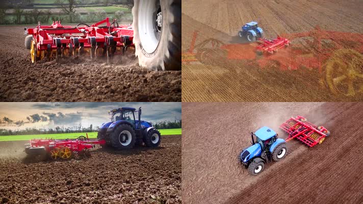 农机具机械化耕地大型机械化农业