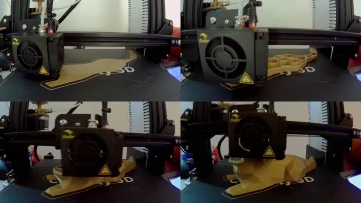 4k高端制造3D打印延时