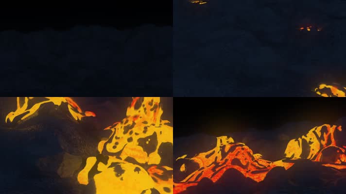 火山岩浆动画
