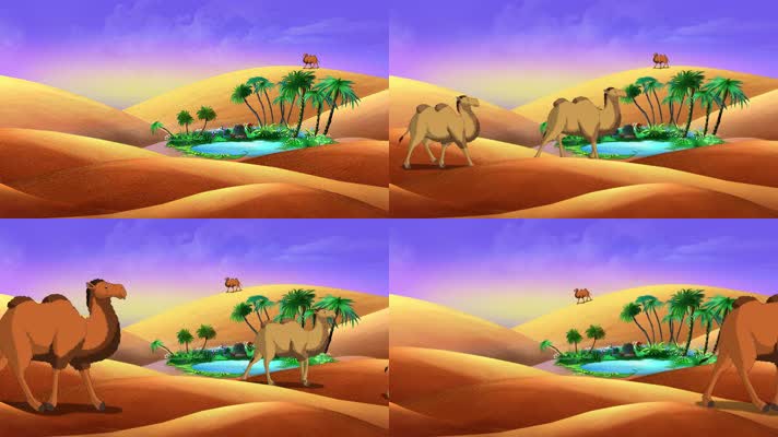 骆驼 沙漠骆驼 非洲动物  