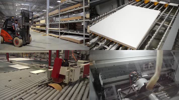 家具木板加工厂全自动生产木板