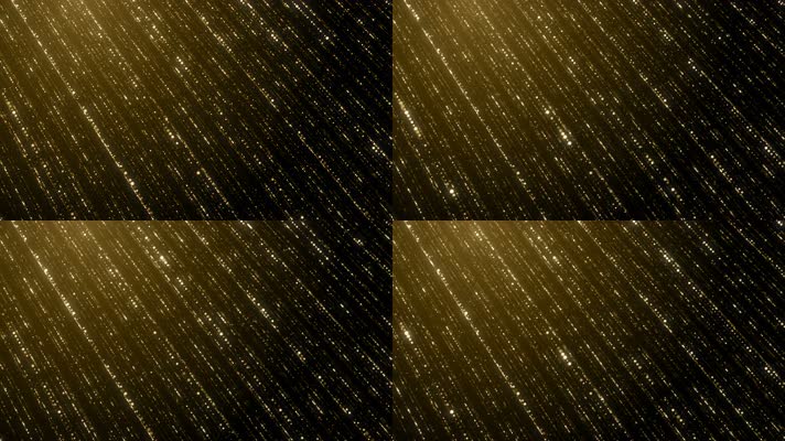 4K金色粒子线条素材