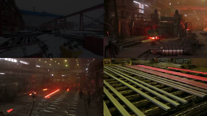钢筋加工生产钢铁厂重工业企业宣传