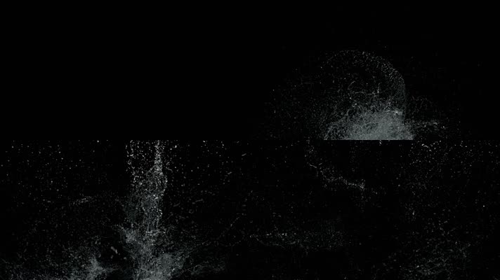 【HD】喷泉喷水特效02（带透明通道）