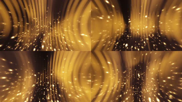 金色粒子光线素材