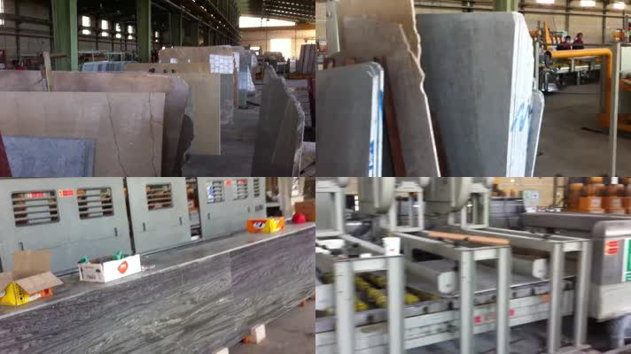 大理石地砖加工生产车间工厂五金建材板材