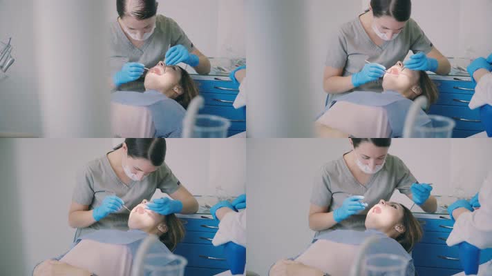 儿童看牙科 儿科牙医 牙科手术 