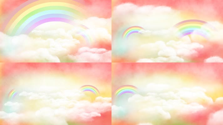 彩虹云朵动画