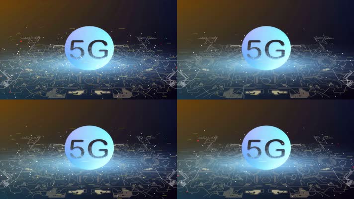 5G时代大数据网络信息高科技UI动态背景