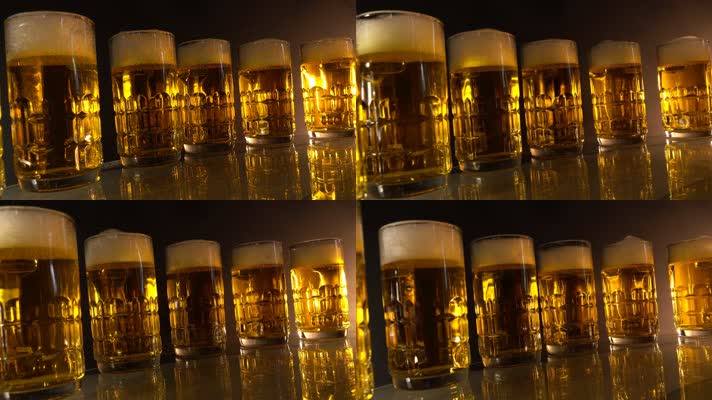 金色啤酒 啤酒 啤酒泡沫 酒吧 酒水