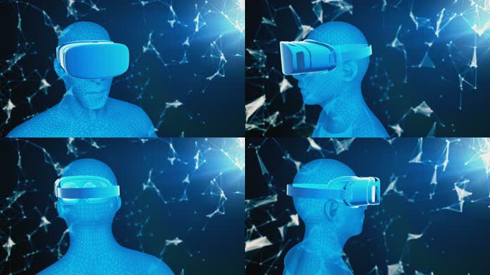 VR科技背景视频