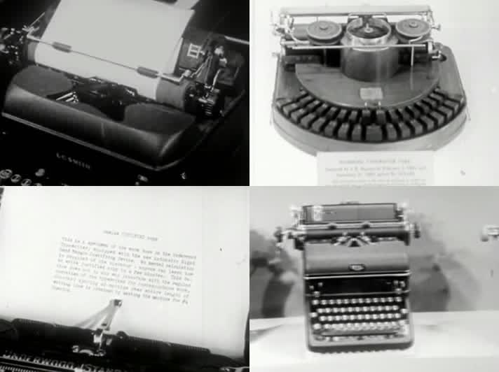 最原始的老式打字机