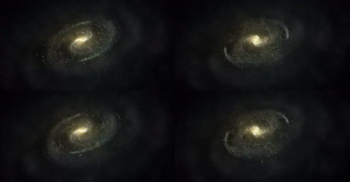 银河星系4k视频
