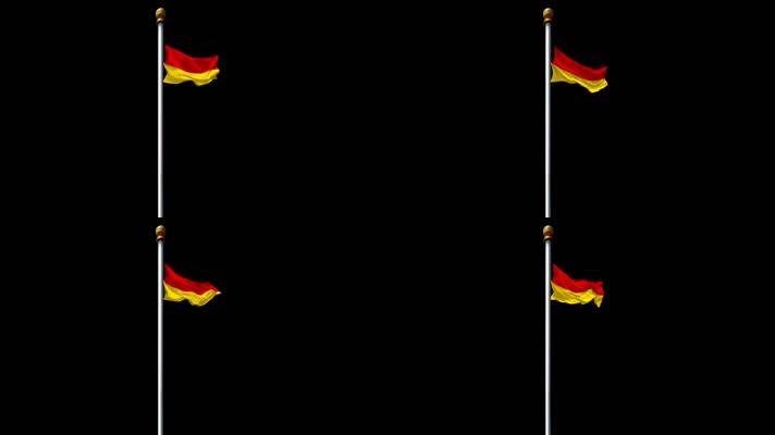 德国国旗德意志带通道