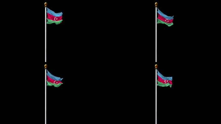 阿塞拜疆国旗带通道