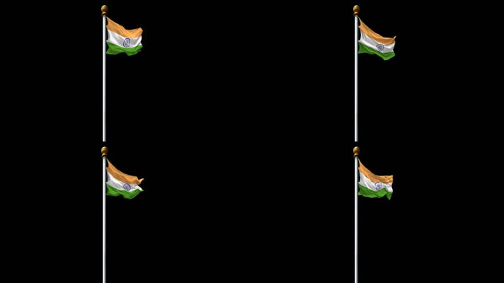 印度国旗带通道