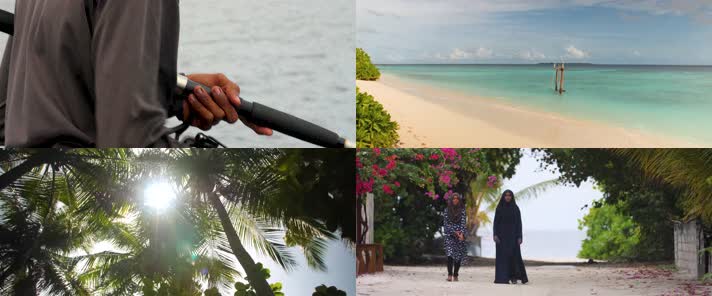 4K马尔代夫旅游自然风景与人文风情