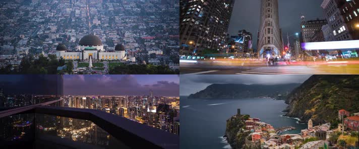 4k世界国际大都市城市延时合集