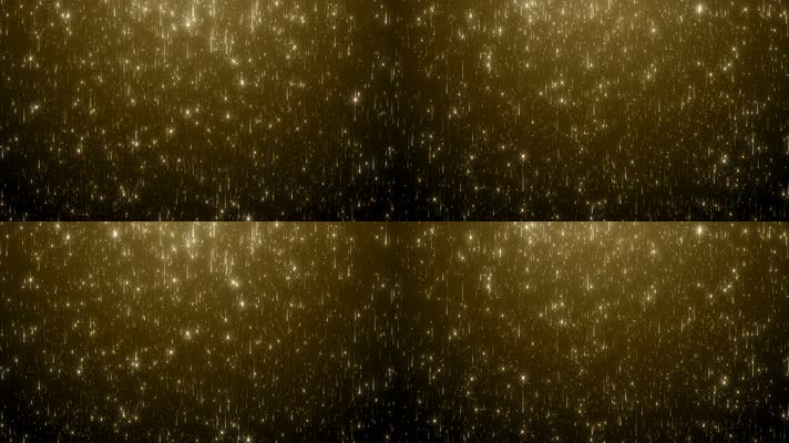 金色粒子流星背景